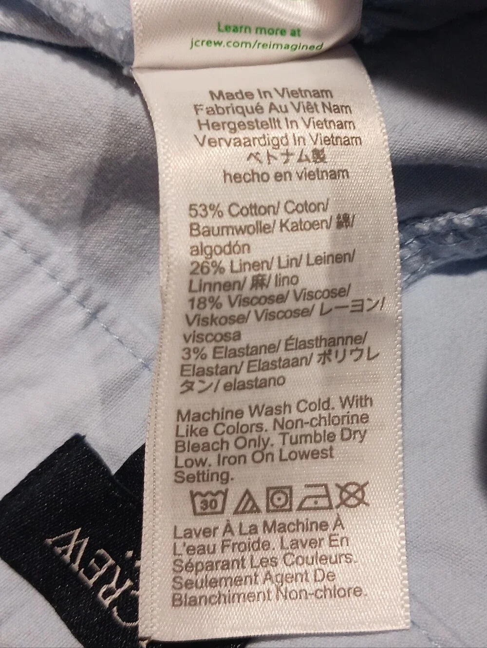 J. Crew Lizzie Wide Leg Stretch Twill Pants - Picture 8 of 8